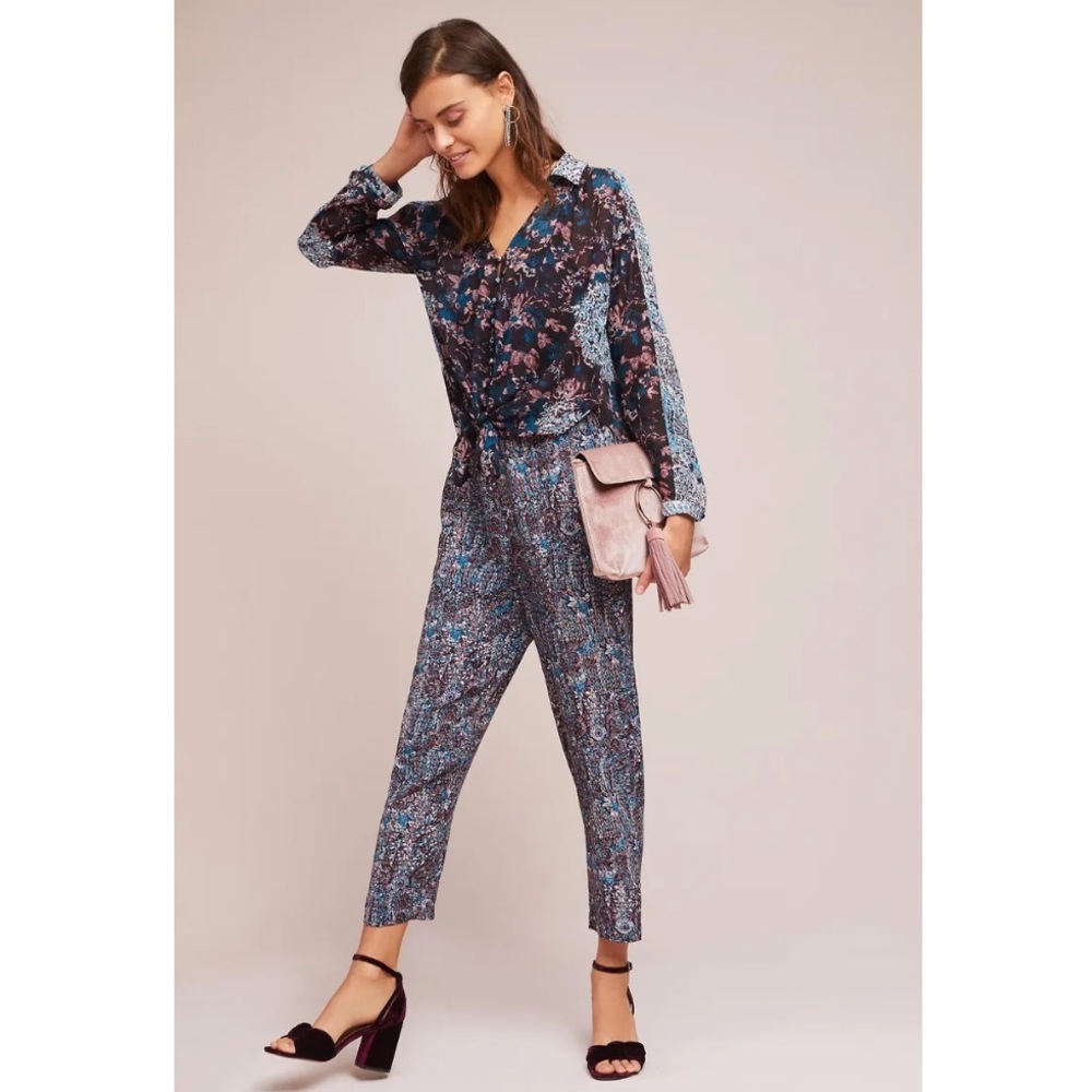 Maeve | Anthropologie Vneck Jumpsuit D9